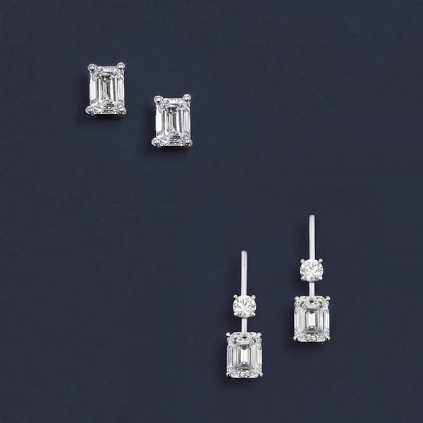 All Diamond Earrings