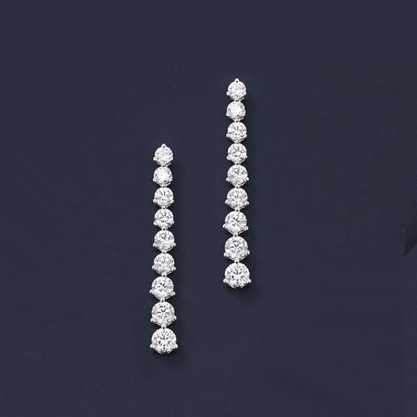 Diamond Drop Earrings