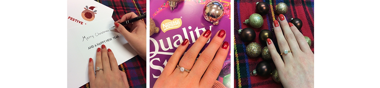Festive Engagements: The Solitaire Ring
