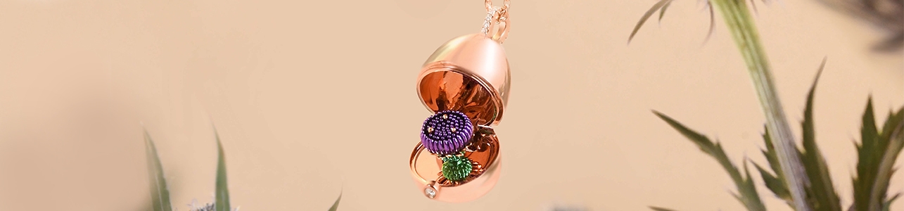 Laings Unveils Exclusive Fabergé Thistle Pendant