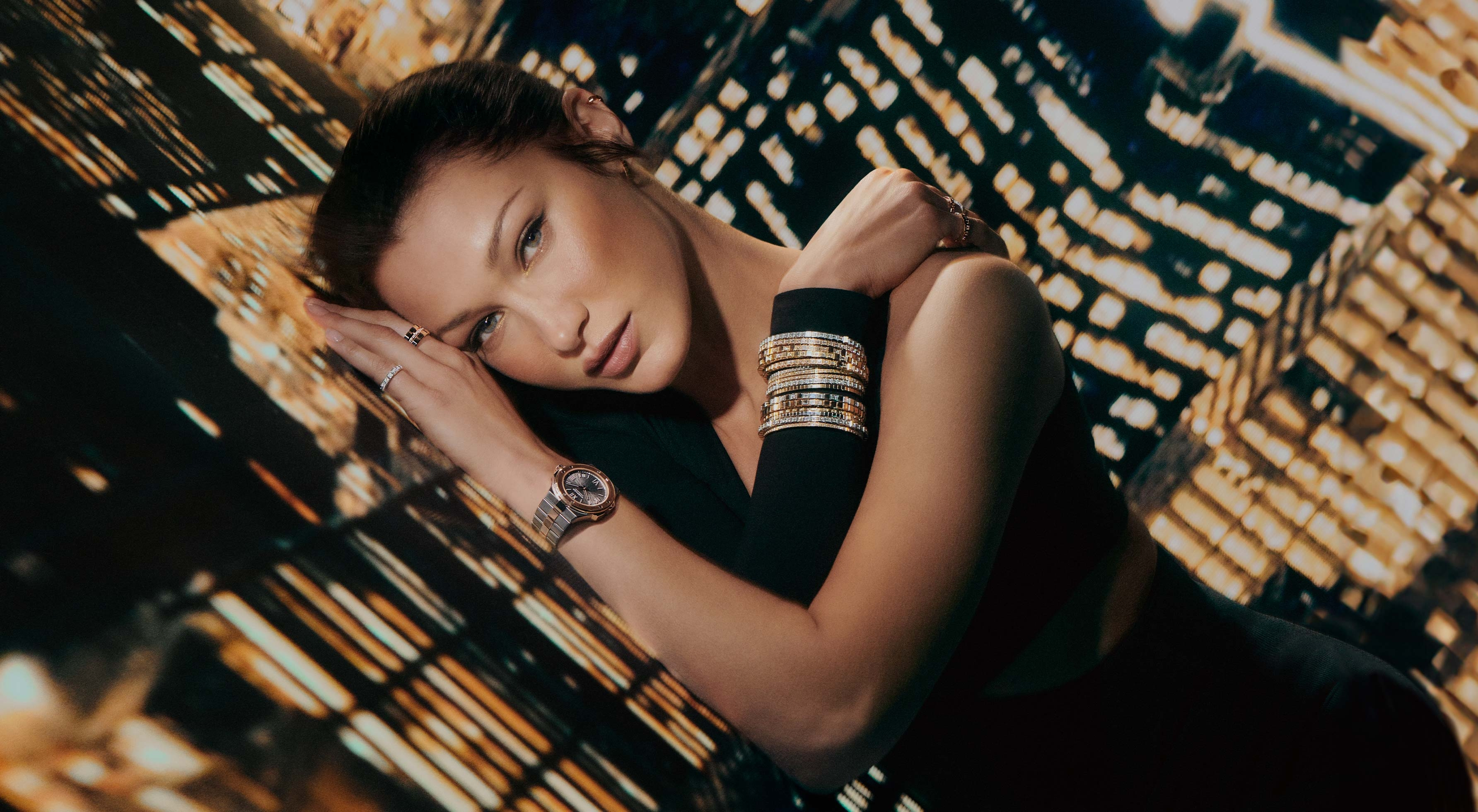 Bella Hadid Encounters the Chopard Ice Cube Collection