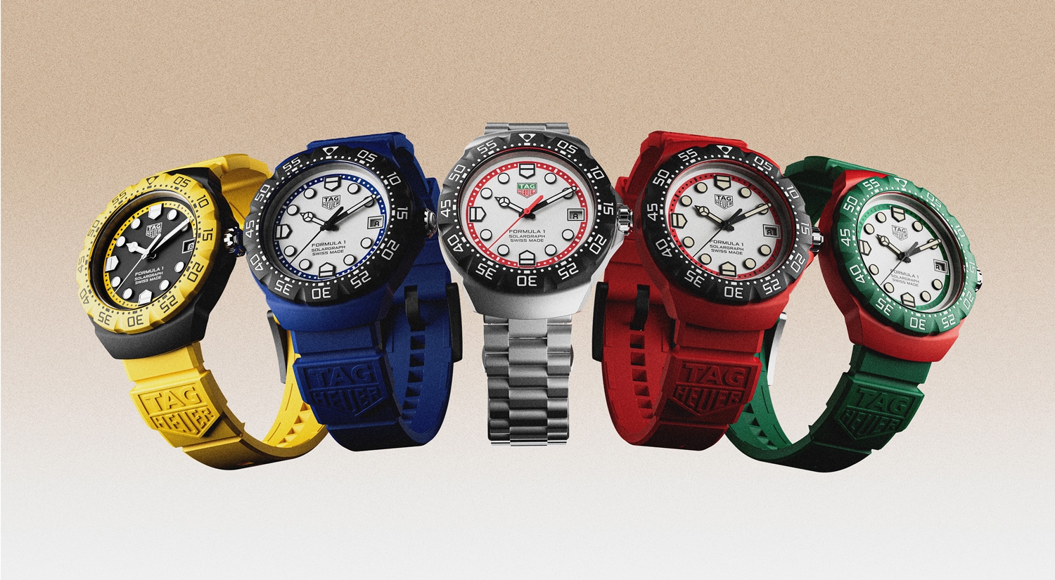 TAG Heuer's Formula 1 Solargraph Timepieces