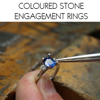 Coloured Stone Engagement Ring: The Guide