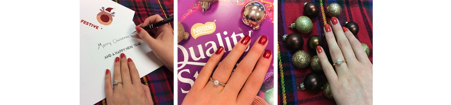 Festive Engagements: The Solitaire Ring