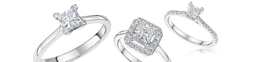 Princess Cut Engagement Rings
