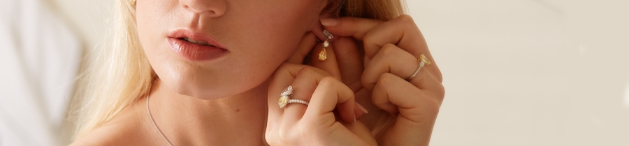 Ella Loudon Covers HOOD Magazine in Laings Fine Jewellery Collection