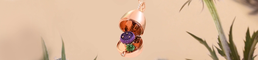 Laings Unveils Exclusive Fabergé Thistle Pendant