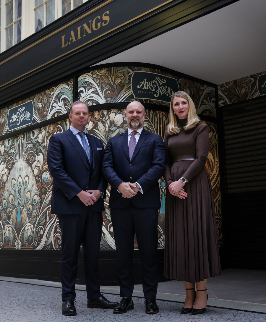 Laings to Return to Glasgow's Argyll Arcade with New Showroom Offering 