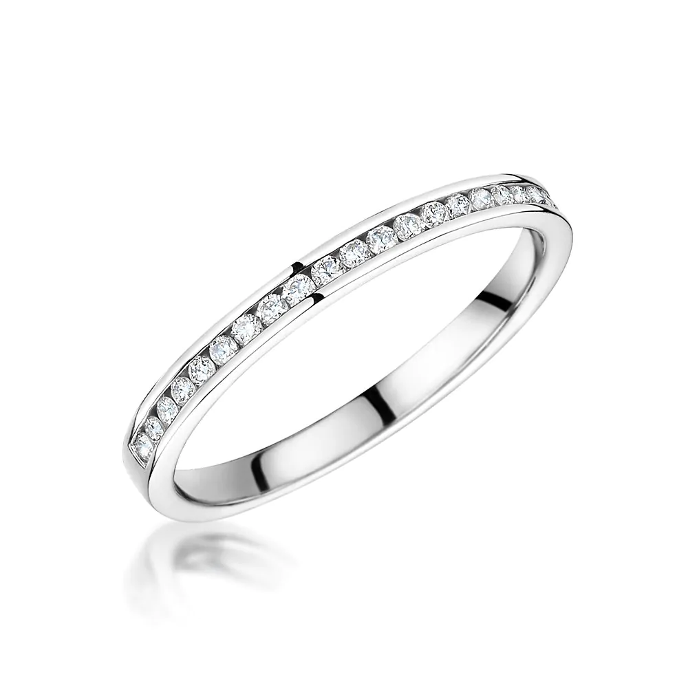 Platinum 0.25ct Brilliant Cut Diamond Eternity Ring