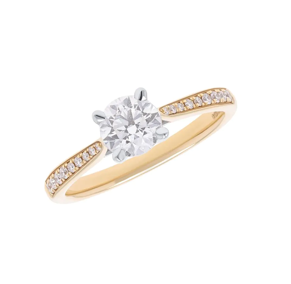 18ct Yellow Gold 0.70ct G SI1 Brilliant Cut Diamond Solitaire Ring