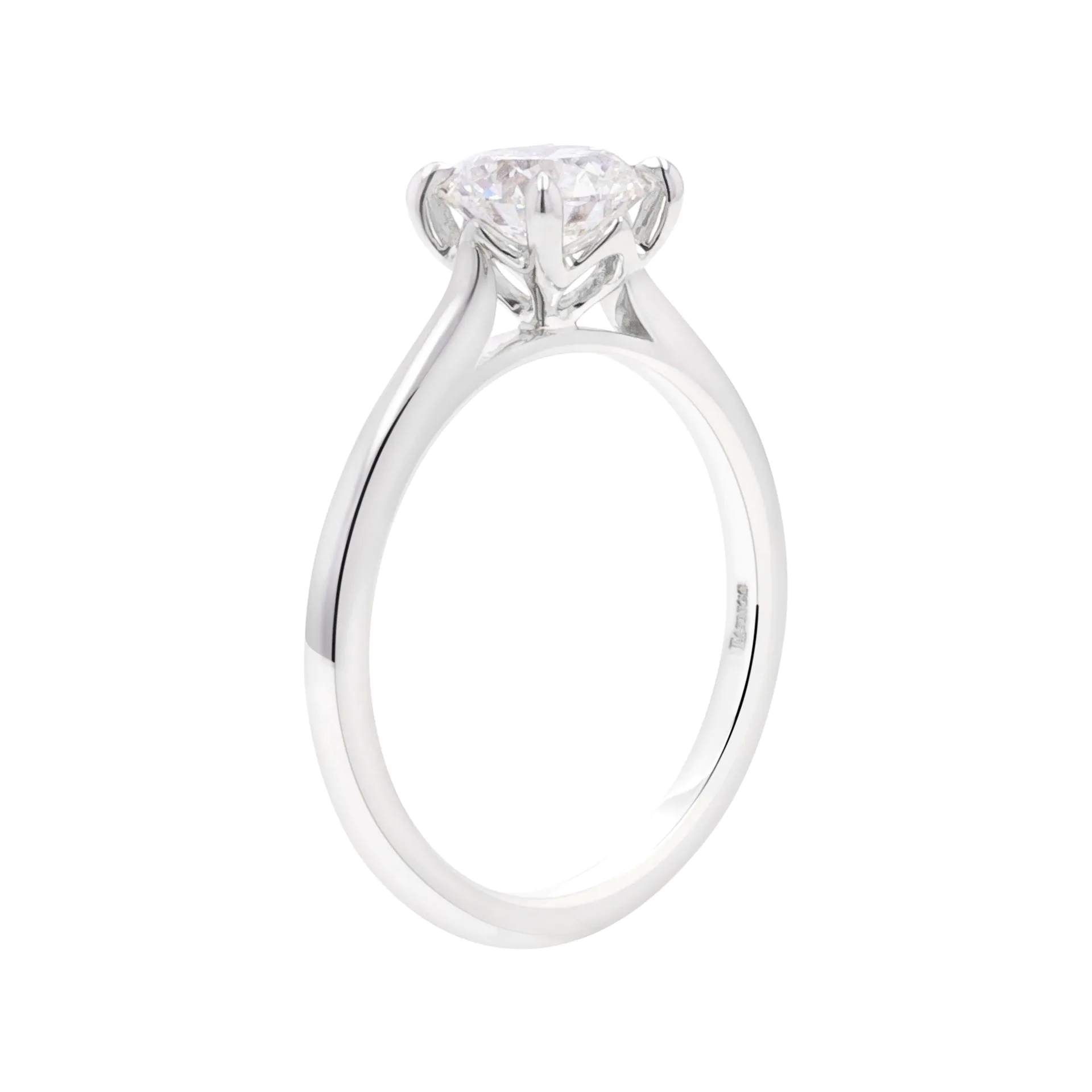 Wendy Platinum 1.00ct Brilliant Cut Diamond Solitaire Ring