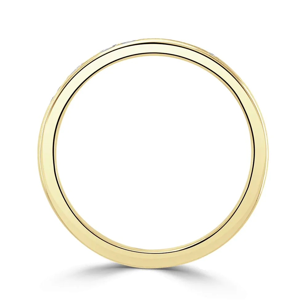 18ct Yellow Gold 0.125ct Diamond Eternity Ring
