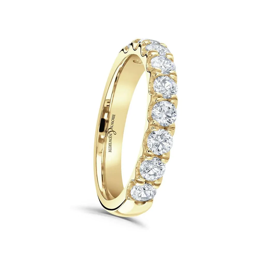 18ct Yellow Gold and 1.00ct Diamond Wedding Ring