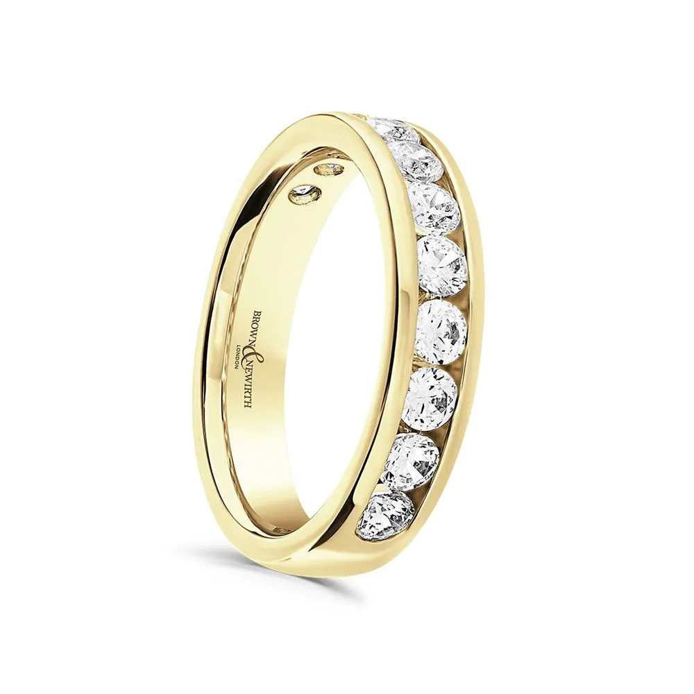 2.3mm Micro Setting Diamond Eternity Ring - Reve Diamonds London UK