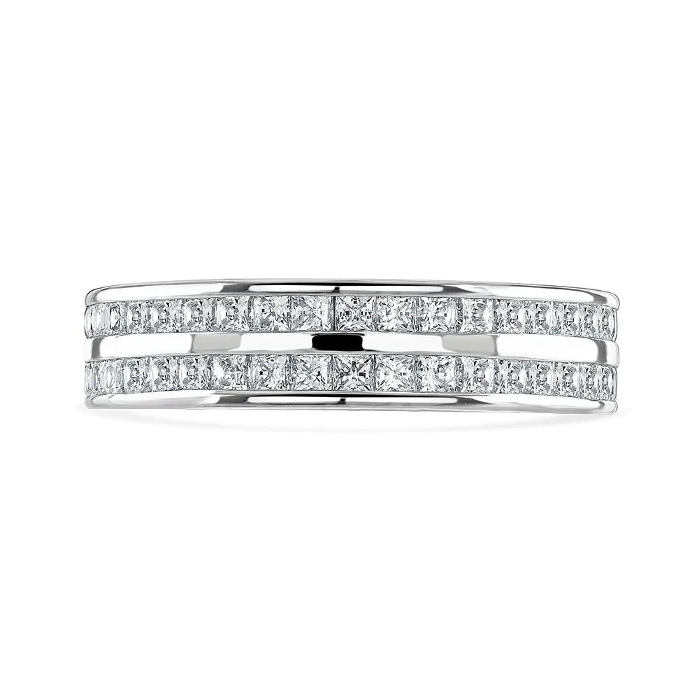 Platinum 1.50ct Diamond Wedding Ring