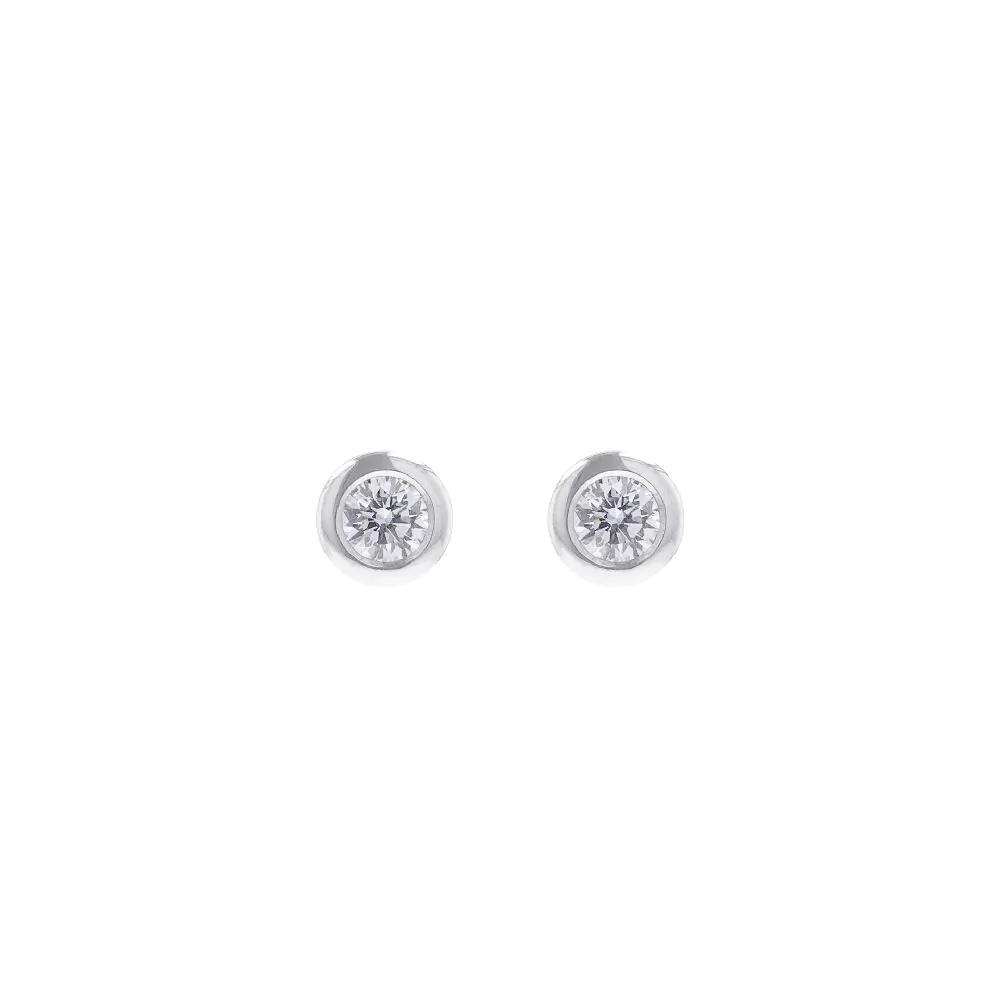 18ct White Gold 0.30ct Diamond Stud Earrings