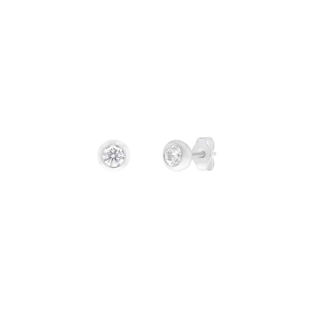 18ct White Gold 0.70ct Diamond Stud Earrings