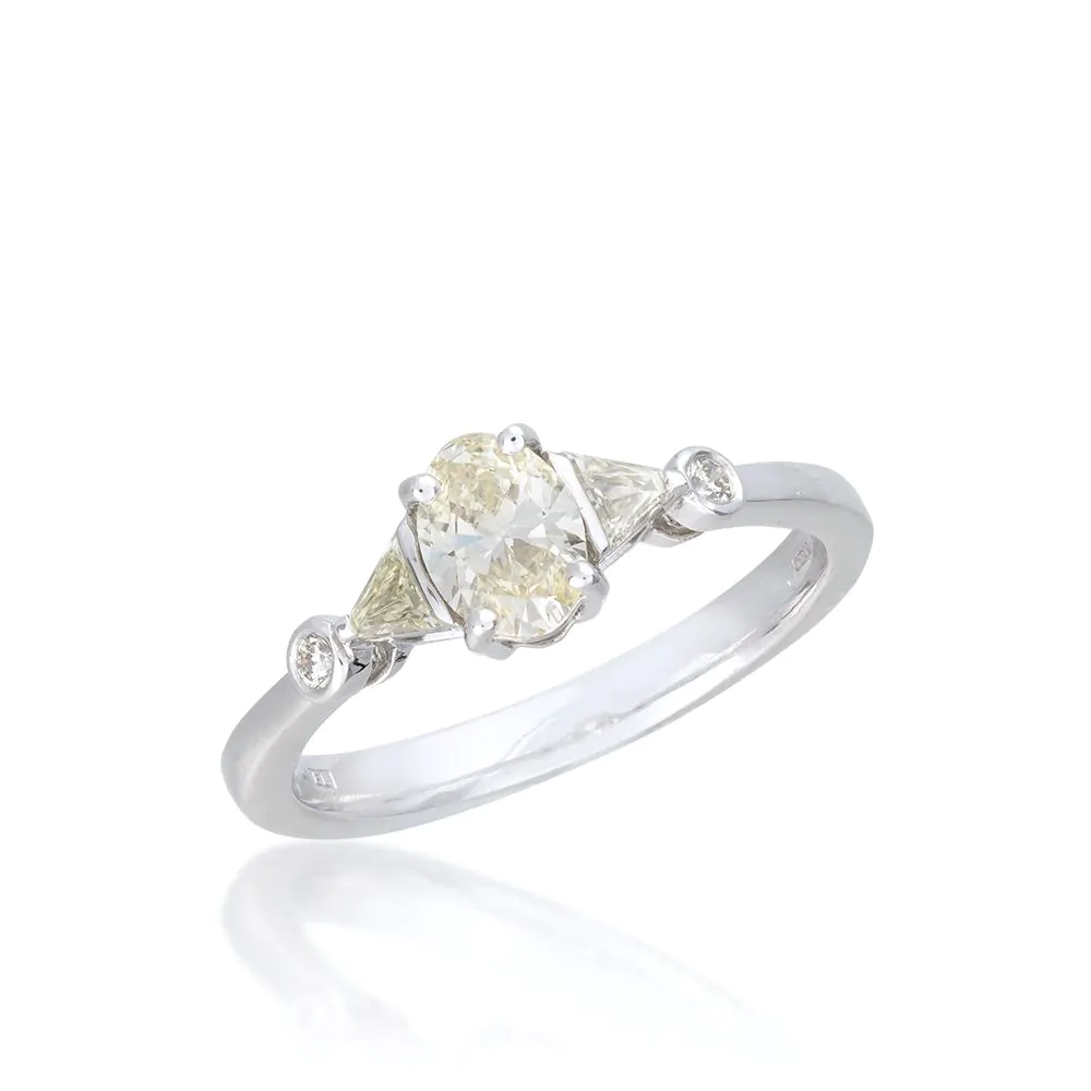 Pre-Owned 18ct White Gold 0.61ct Diamond Ring