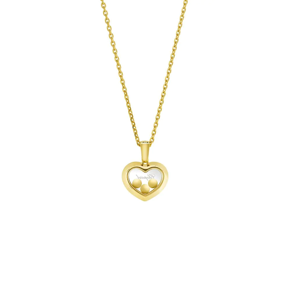 Chopard Happy Diamonds 18ct Yellow Gold & Diamond Heart Pendant 79A611-0001