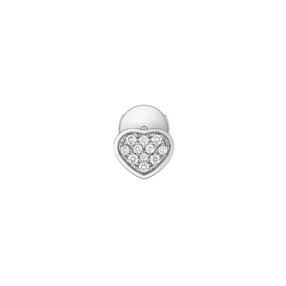 Chopard My Happy Hearts 18ct White Gold & Diamond Single Earring 83A086-1902