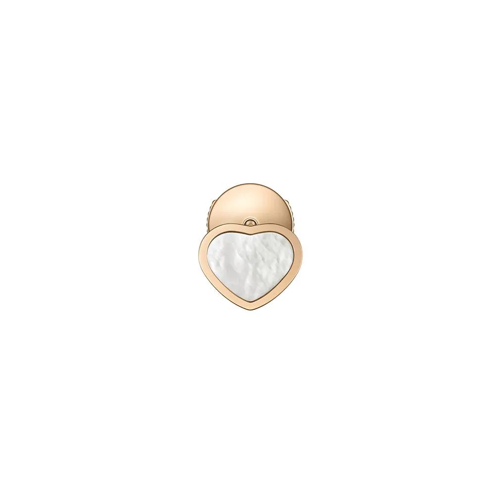 Chopard My Happy Hearts 18ct Rose Gold & White Mother of Pearl Single Earring 83A086-5302