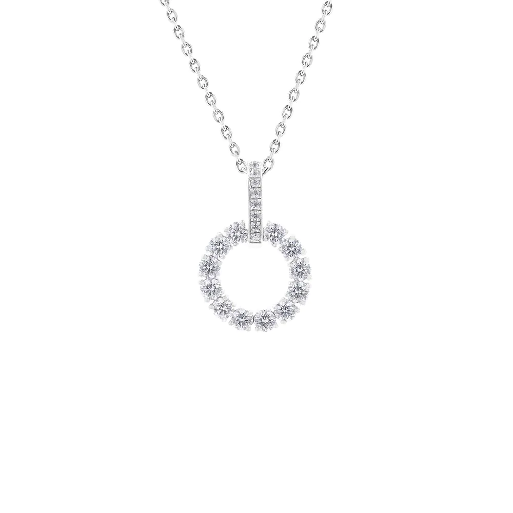Chopard L'Heure du Diamant 18ct White Gold & Diamond Pendant 799069-1001