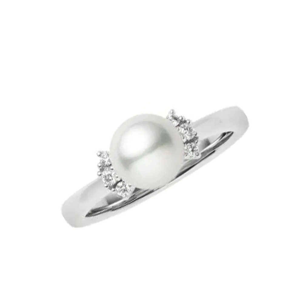 Mikimoto Classic Elegance 18ct White Gold Pearl Ring