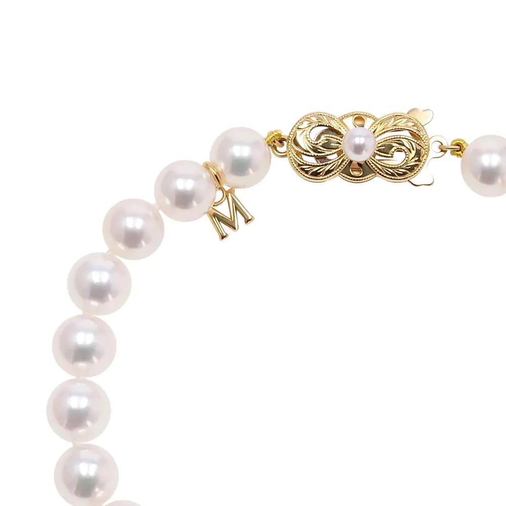Mikimoto Classic 18ct Yellow Gold Pearl Bracelet
