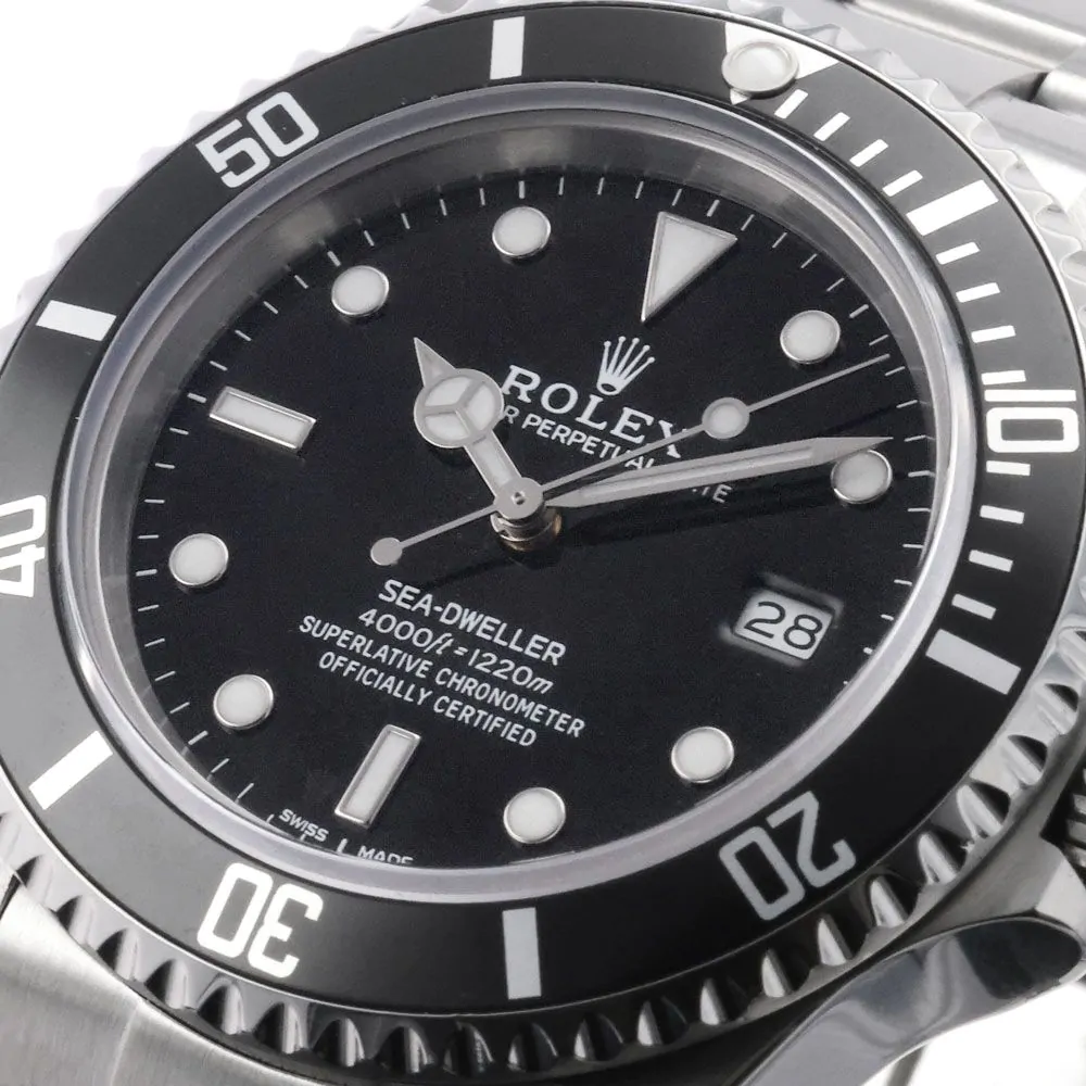 Pre-Owned Rolex Sea-Dweller 'Triple 6' 40mm Watch 16660