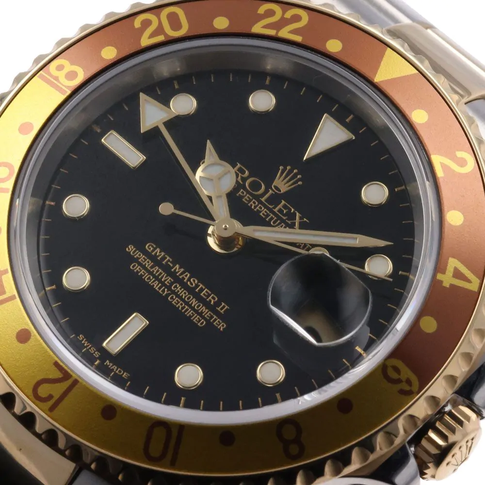 Pre-Owned Rolex GMT Master II 40mm Watch 16713