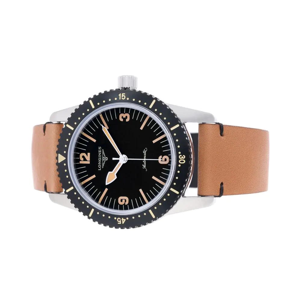 Pre-Owned Longines Heritage Skin Diver 42mm Watch L28224562