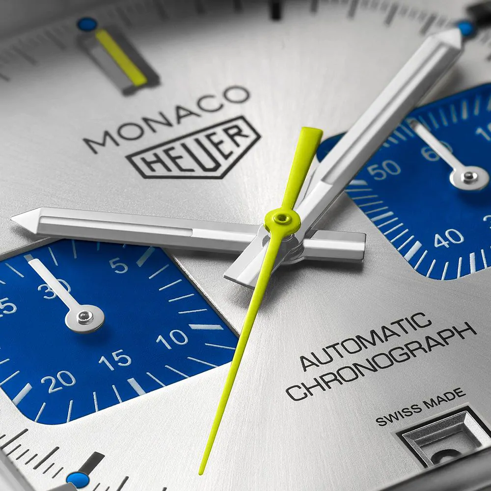 TAG Heuer Monaco Racing Blue 39mm Watch CAW218C.FC6548