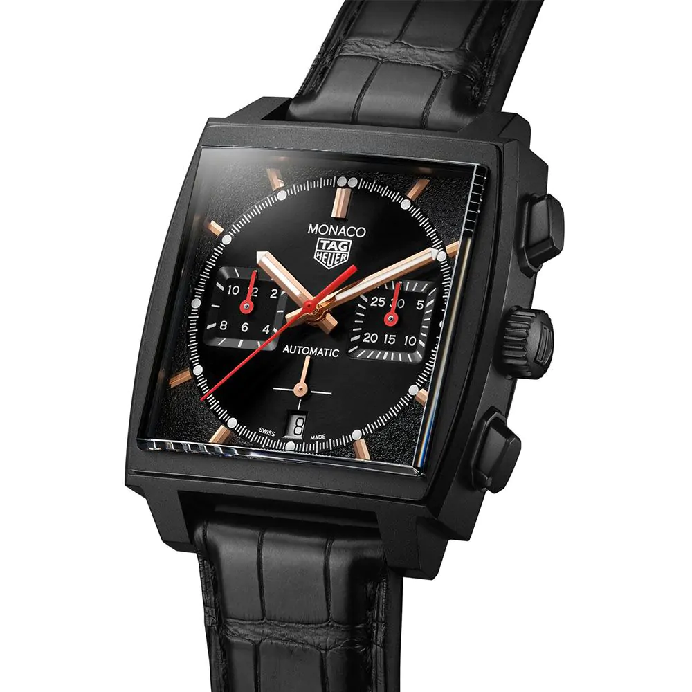 TAG Heuer Monaco Dark Lord Special Edition 39mm Watch CBL2180.FC6497