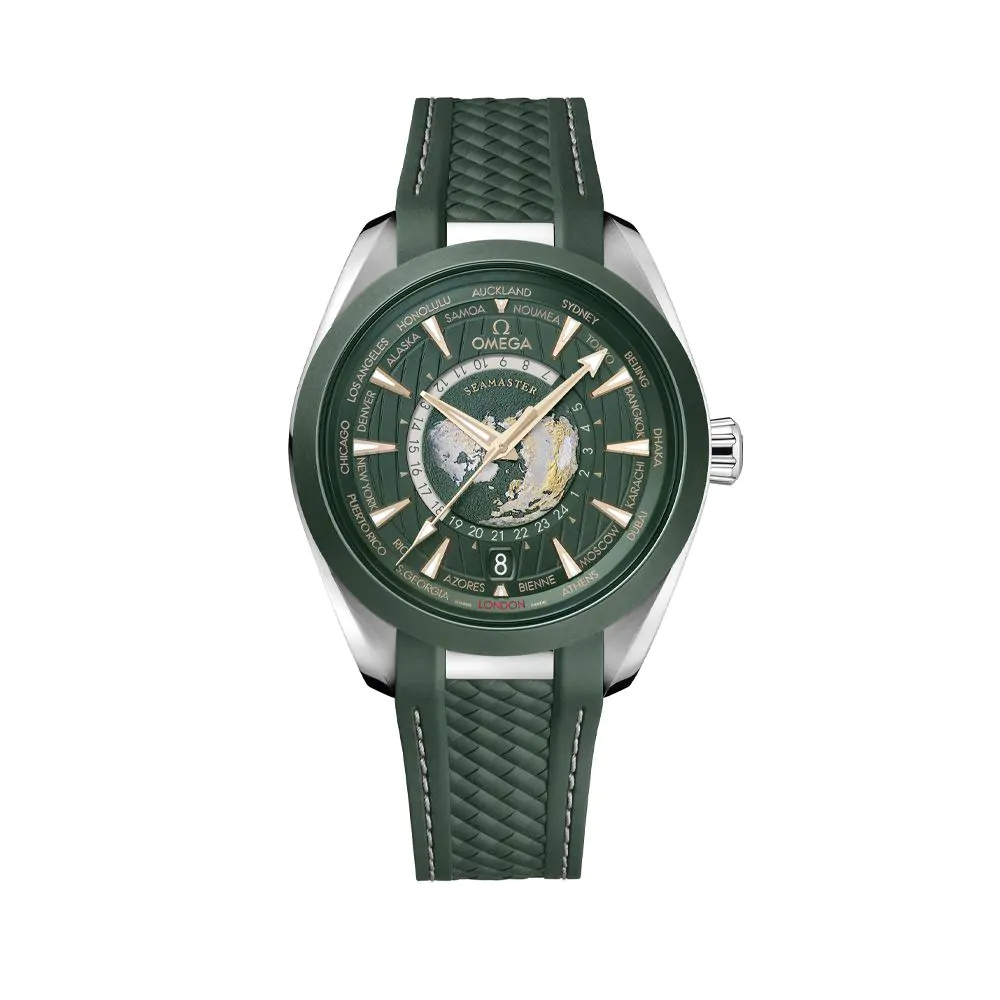 OMEGA Seamaster Aqua Terra Worldtimer 43mm Watch 220.32.43.22.10.001