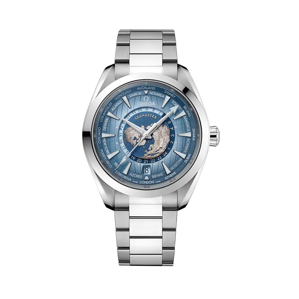 OMEGA Seamaster Aqua Terra Worldtimer 43mm Watch 220.10.43.22.03.002