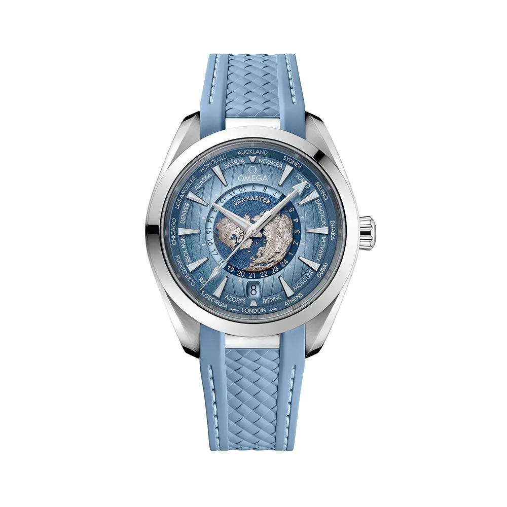 OMEGA Seamaster Aqua Terra GMT Worldtimer 43mm Watch O22012432203002