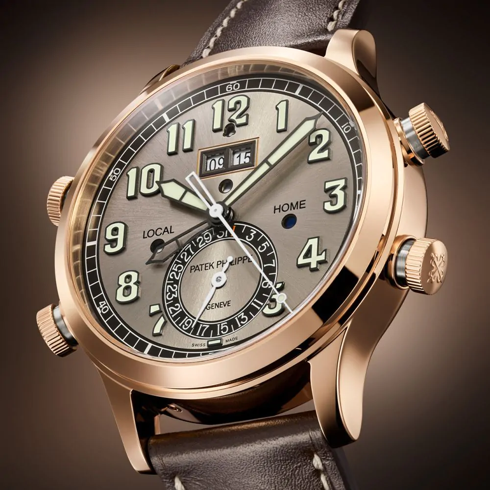 Patek Philippe Grand Complication Alarm Travel Time 42.2mm Watch 5520RG001