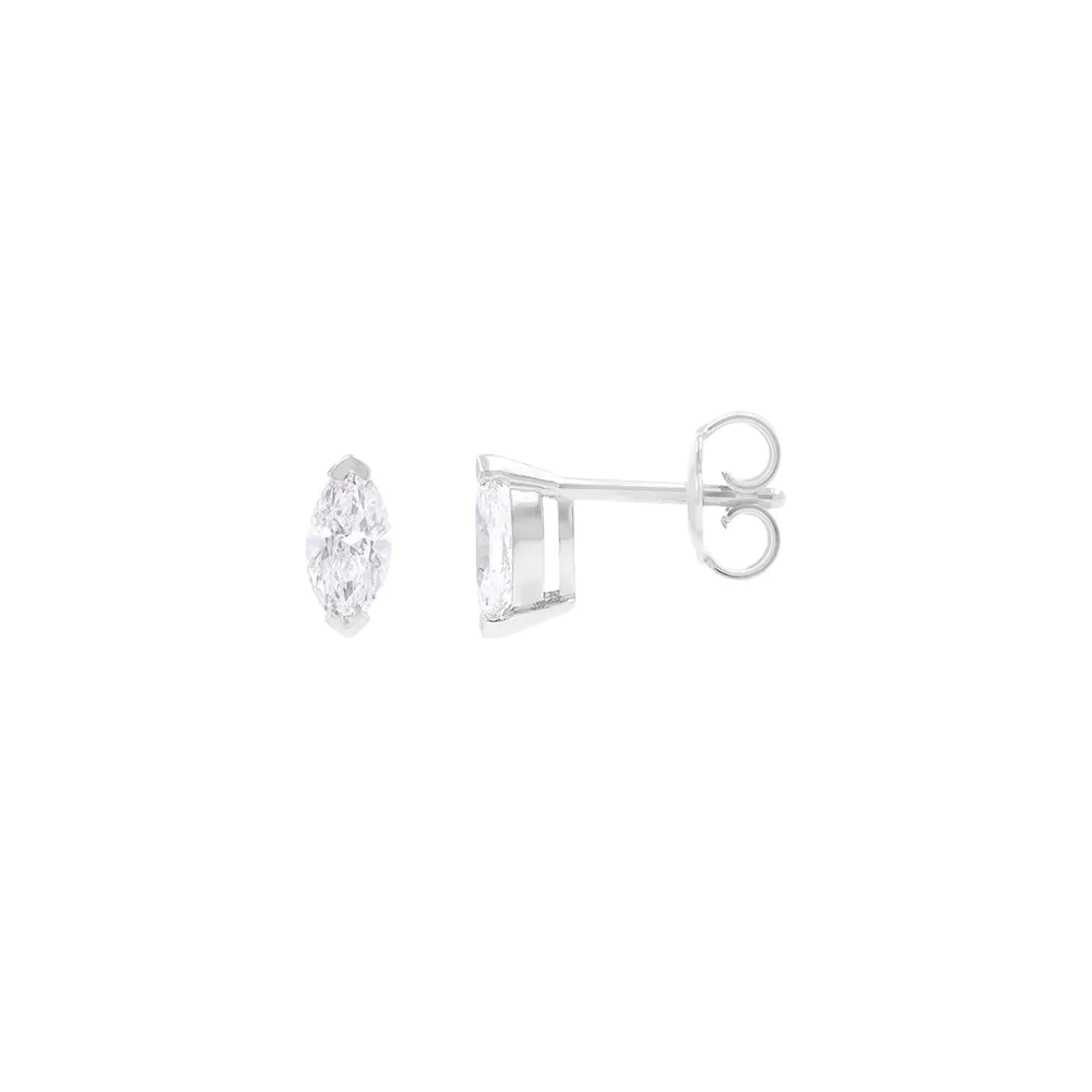 18ct White Gold 0.80ct Diamond Stud Earrings