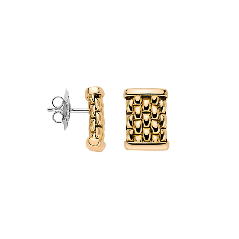 Fope Essentials 18ct Yellow Gold Stud Earrings OR06 YG