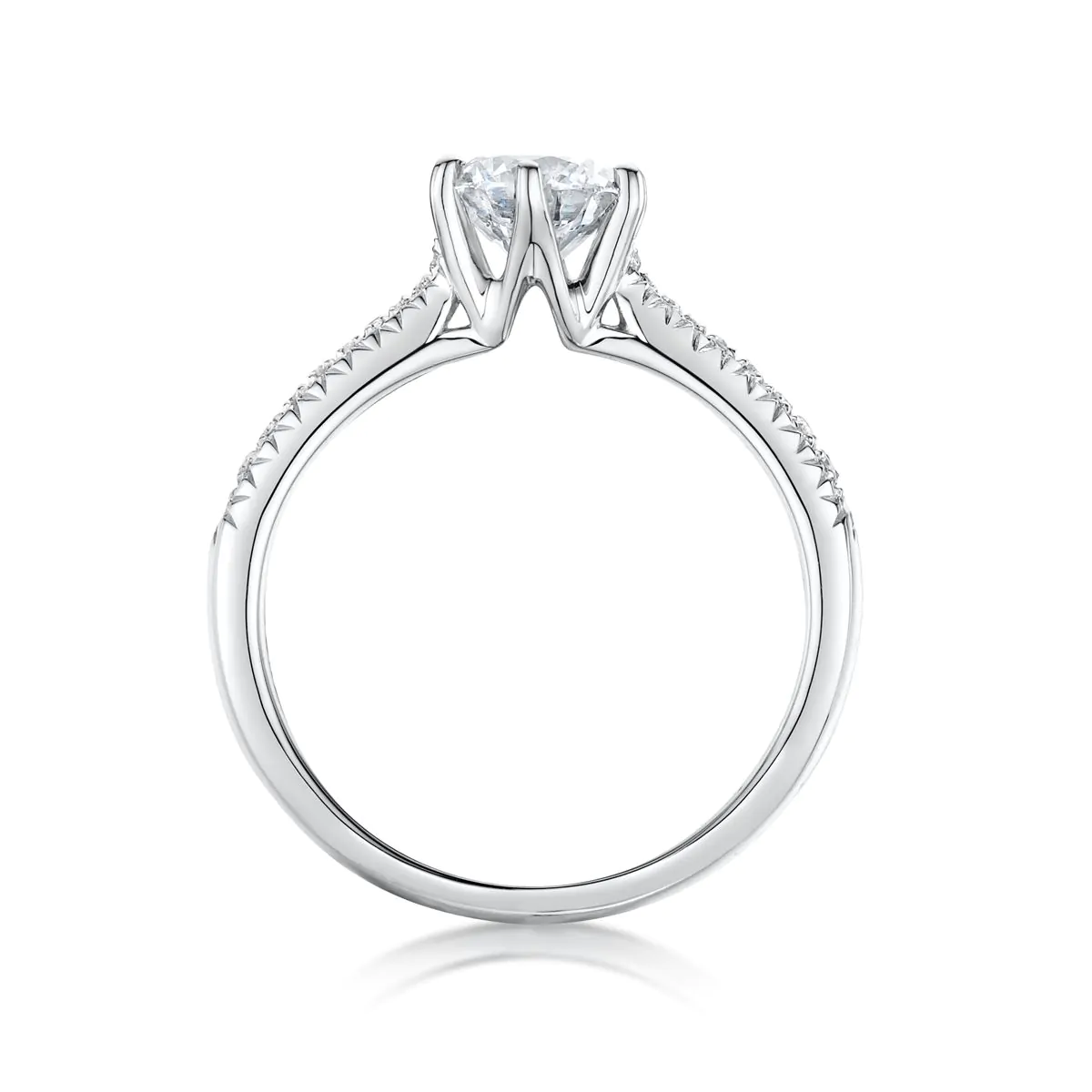 Suzanne Platinum 0.40ct G SI1 Brilliant Cut Diamond Ring