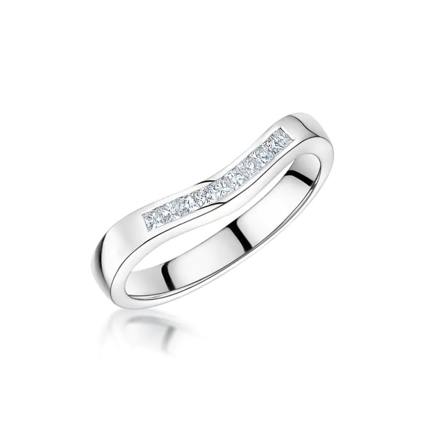 18ct White Gold 0.22ct G SI Brilliant Cut Eternity Ring