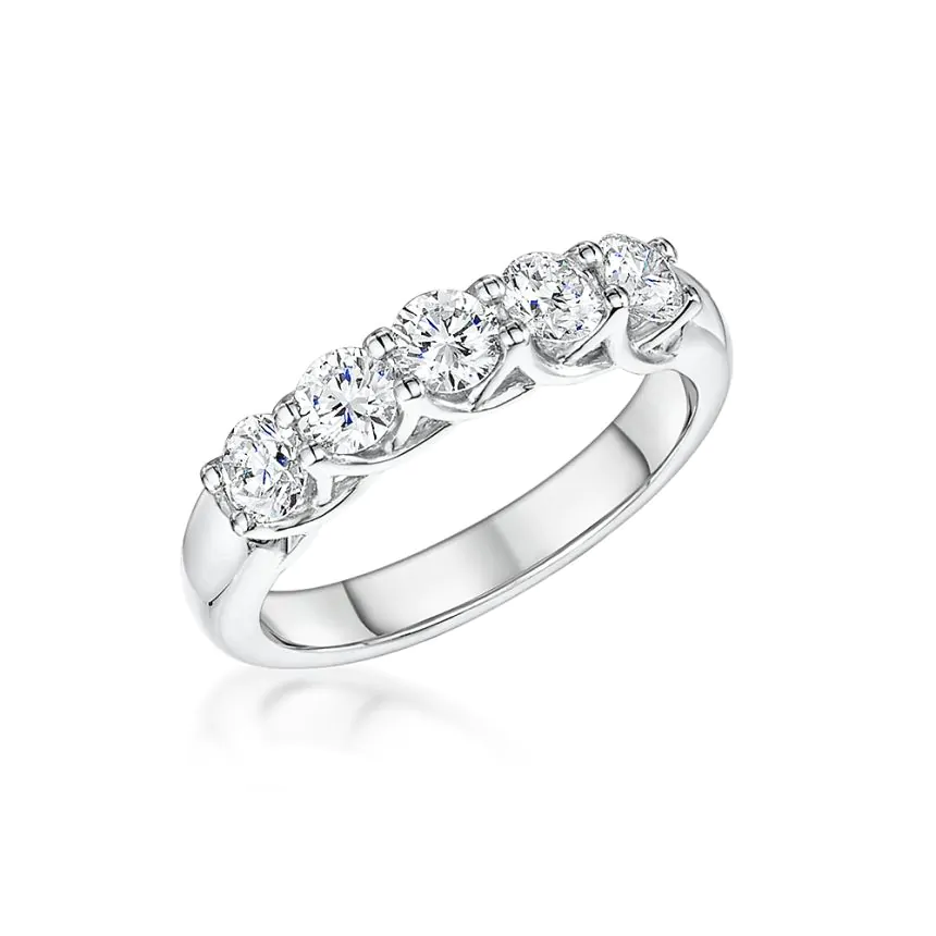 Platinum 1.00ct Brilliant Cut Diamond  Eternity Ring