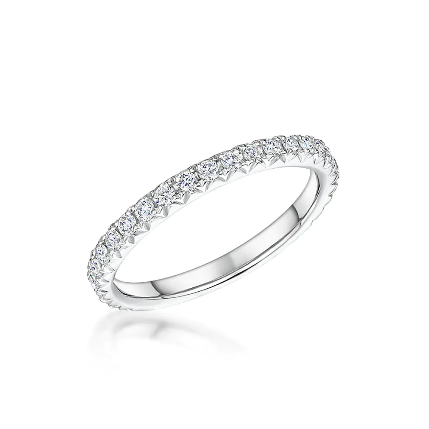 Platinum 0.50ct Brilliant Cut Diamond Eternity Ring