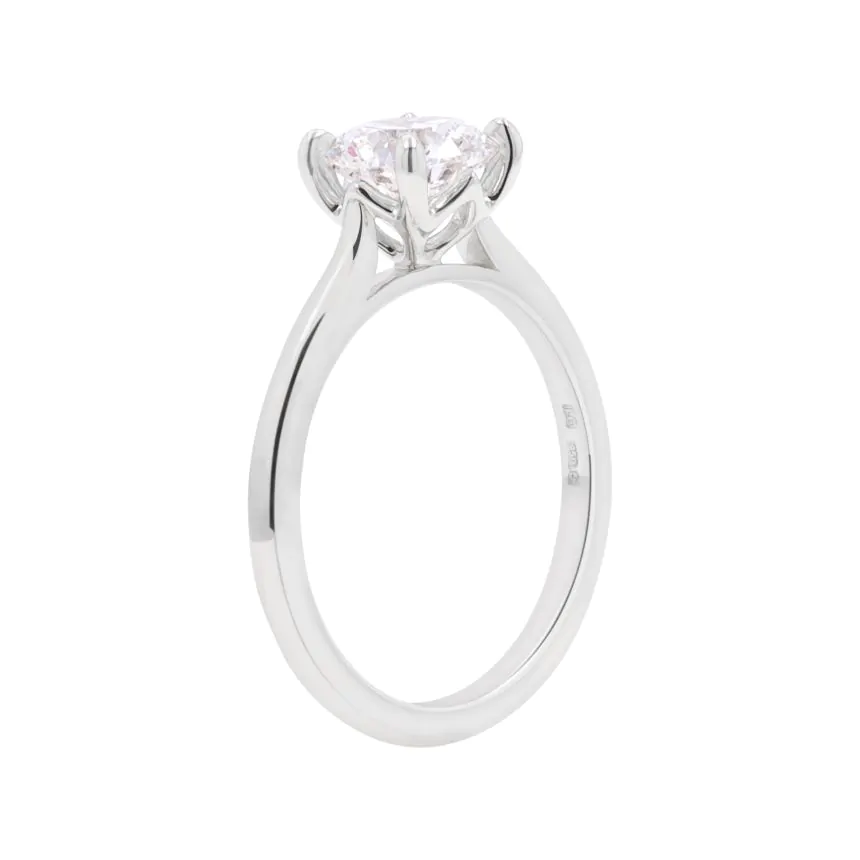 Wendy Platinum 1.20ct Brilliant Cut Diamond Solitaire Ring
