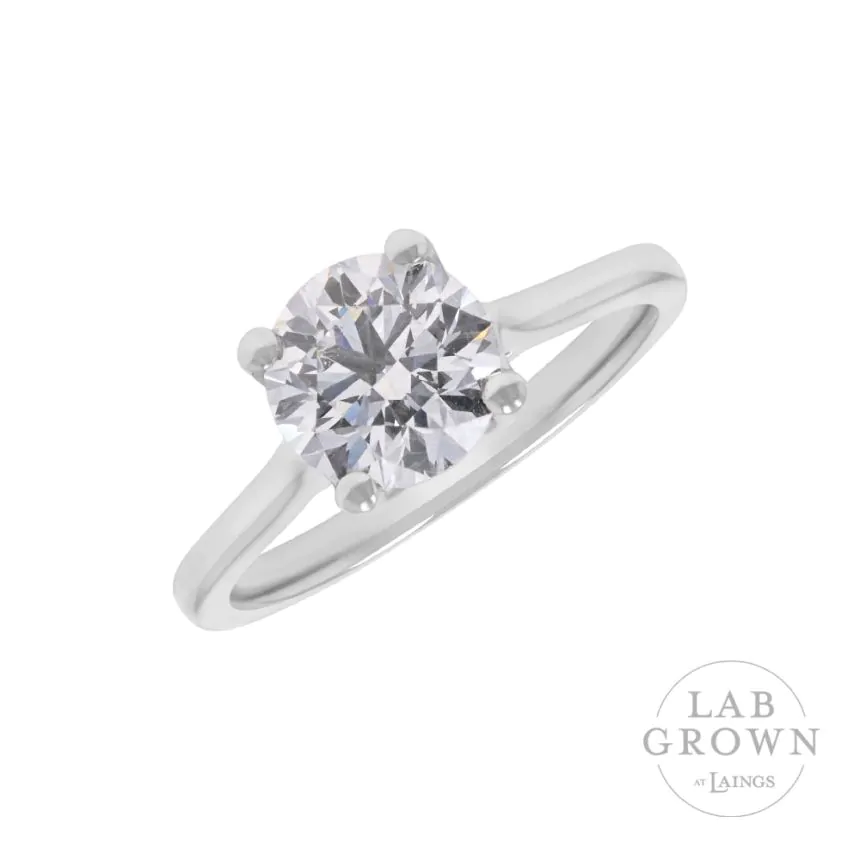 Hera Lab-grown Diamond Gold Engagement Ring - Lebrusan Studio