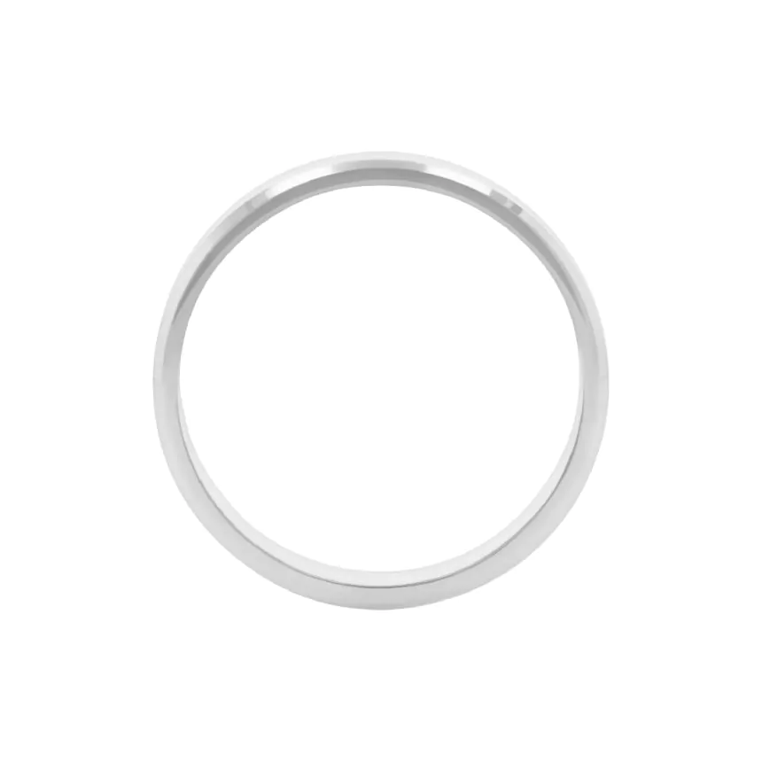 Platinum Standard Flat 4mm Wedding Ring