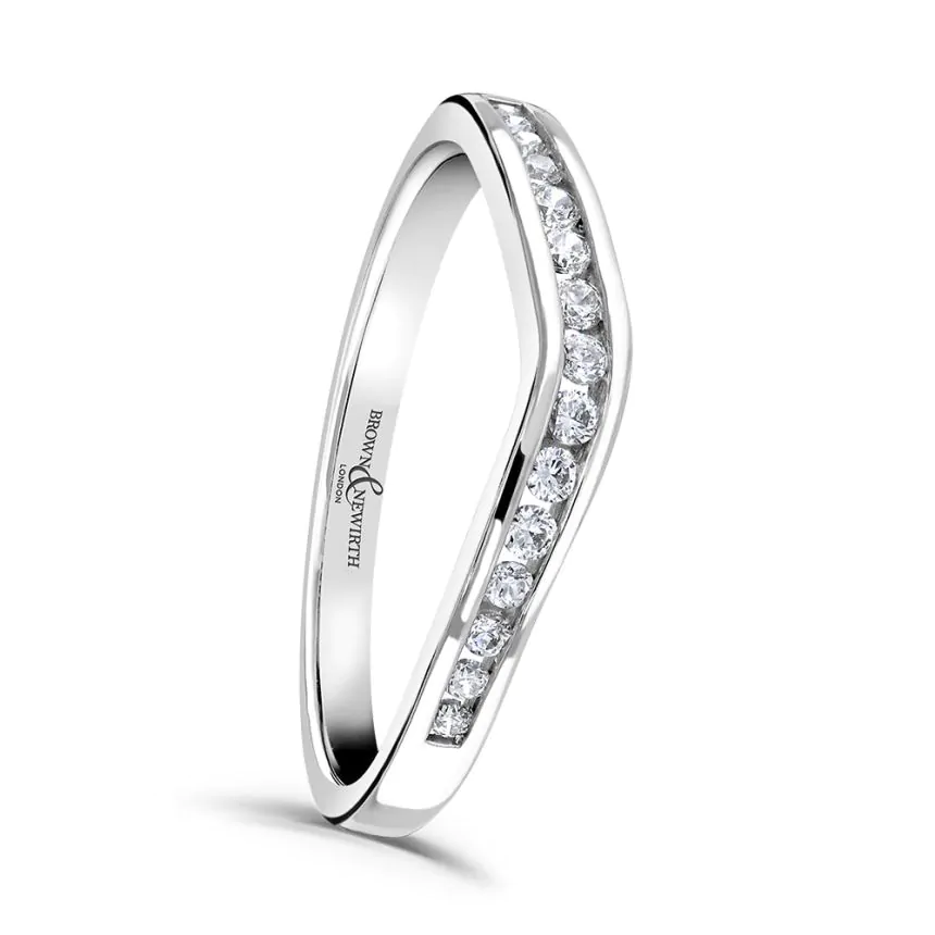 18ct White Gold 0.16ct Diamond Eternity Ring