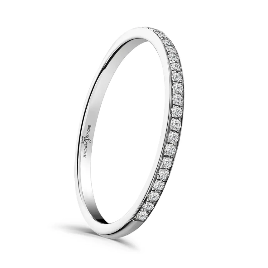 Platinum 0.10ct Diamond Eternity Ring