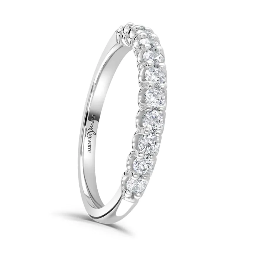 Platinum 0.50ct Diamond Eternity Ring