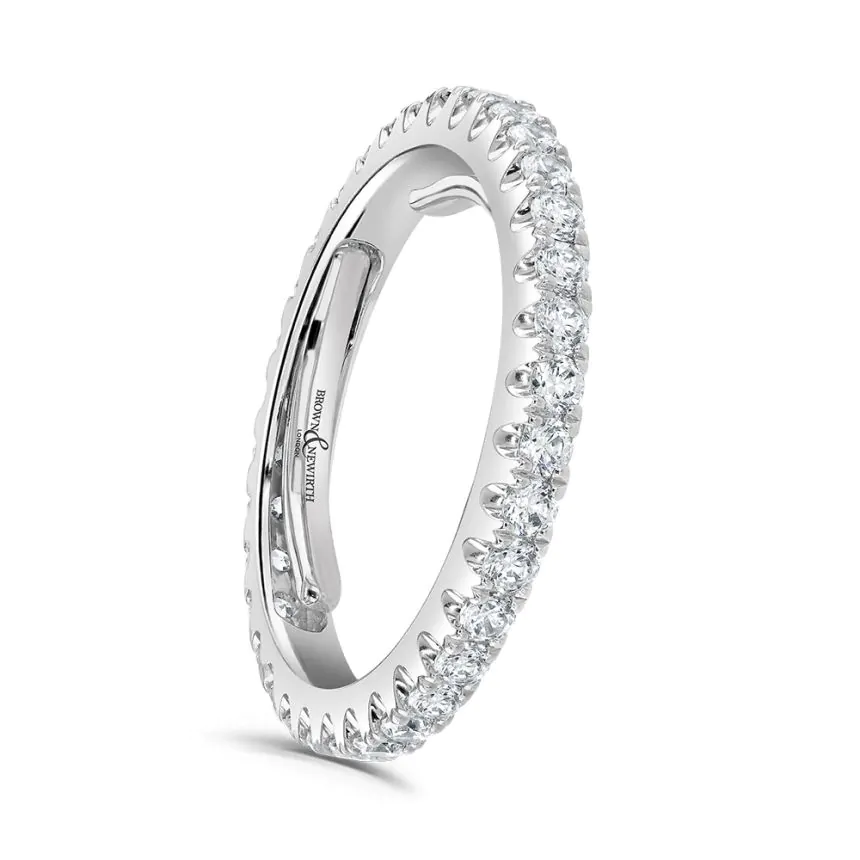 Platinum 1.00ct Diamond Full Eternity Ring